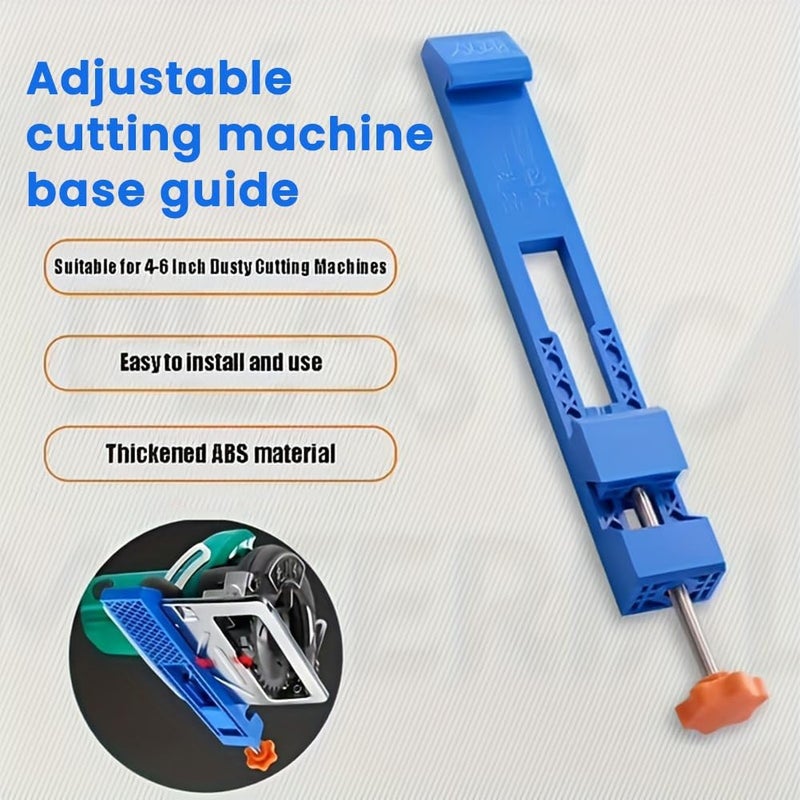 PUXING Adjustable Cutting Machine Base Guide 4-6inch Electric Circular Saw Milling Positioning Clamp Saw Track Guide Rail Circular Saws Guides for Precision Cutting & Milling Tasks(COLOR:blue) - Image 3